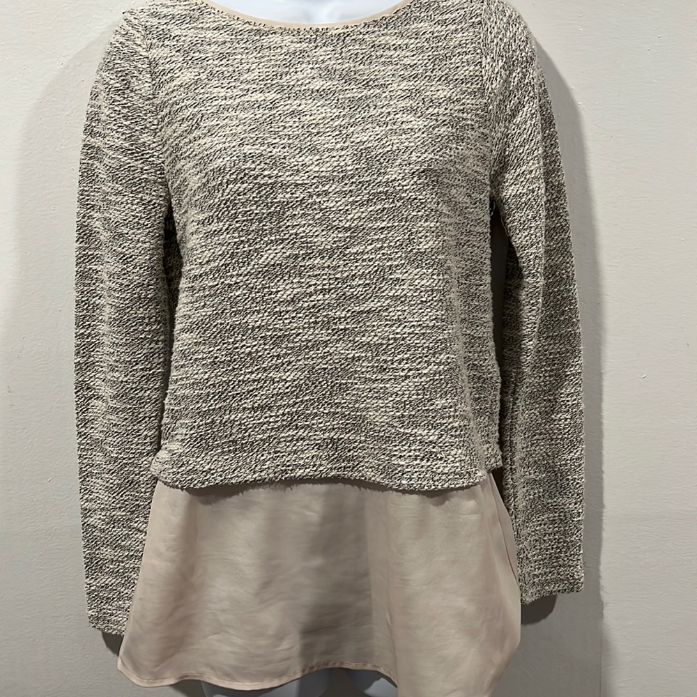 White House Black Market layered look top